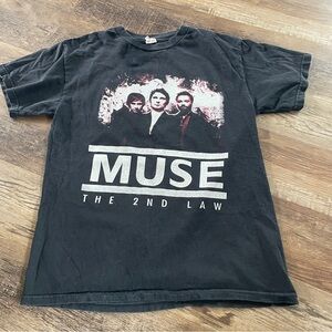 Muse The 2nd Law Black band concert 2023 shirt M